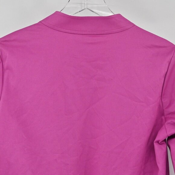 Vtg BOB MACKIE Jacket Womens Size S Pink Grommet Studded 3/4 Sleeve Full Zip 90s - Picture 6 of 14